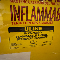 ULINE 22 Gallon Flammable Liquid Storage Cabinet image 0